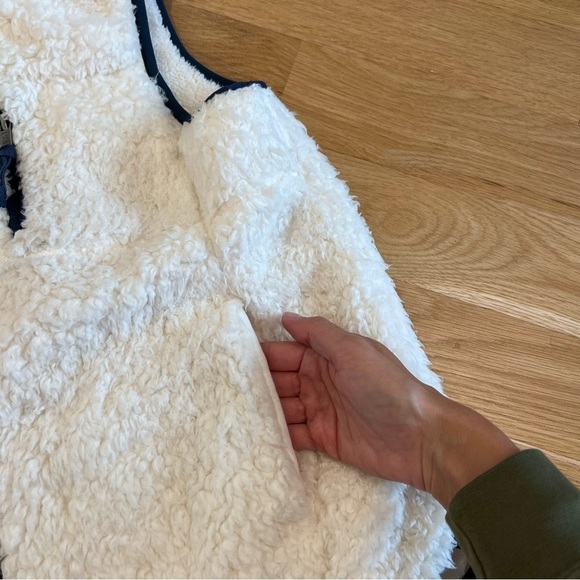 Original Weatherproof Vintage Sherpa Hooded Vest Size Large - Picture 8 of 13